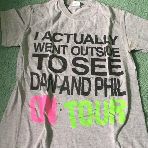 Dan and Phil TATINOF Tour shirt - Picture 1 of 4